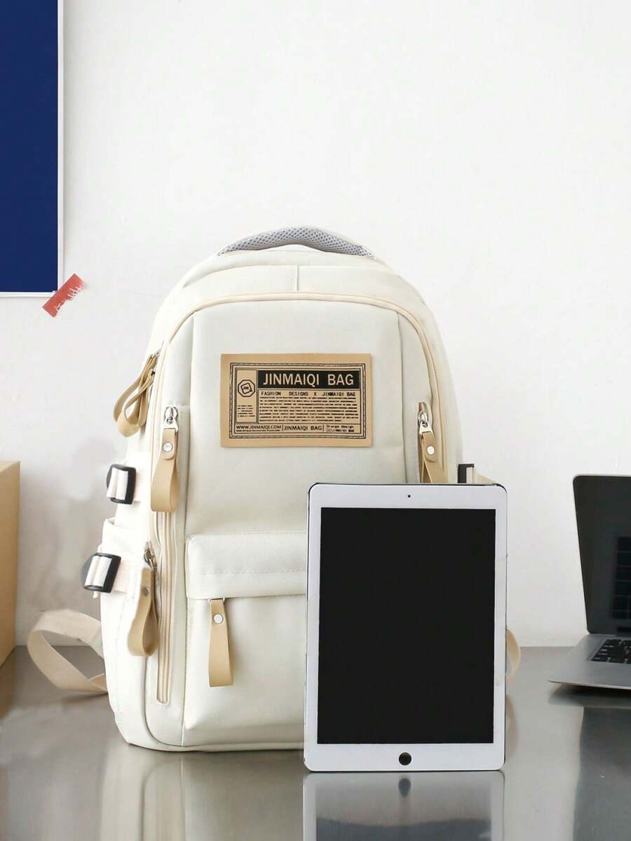 5pcs School Backpack Set With Laptop Compartment Classic Basic Multi Piece Student Bag Handbag Crossbody Coin Purse Pencil Case