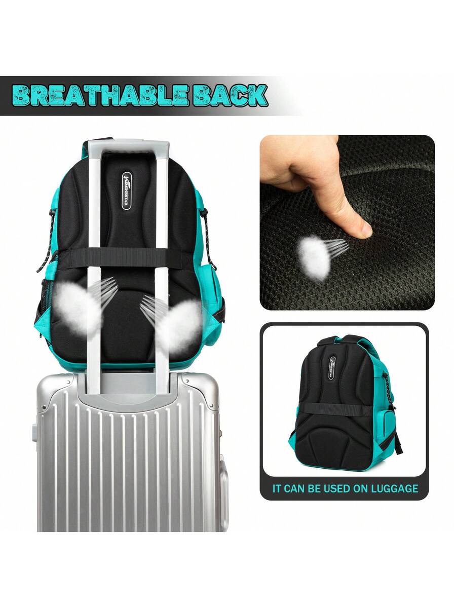 3pcs Multi Pocket Student Backpack Set For Girls Boys Includes School Bag Lunch Box Pencil Case Casual Leather Bookbag Travel Everyday